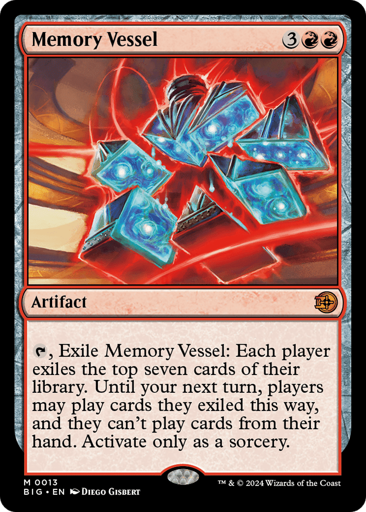 Memory Vessel — The Big Score — Magic: The Gathering