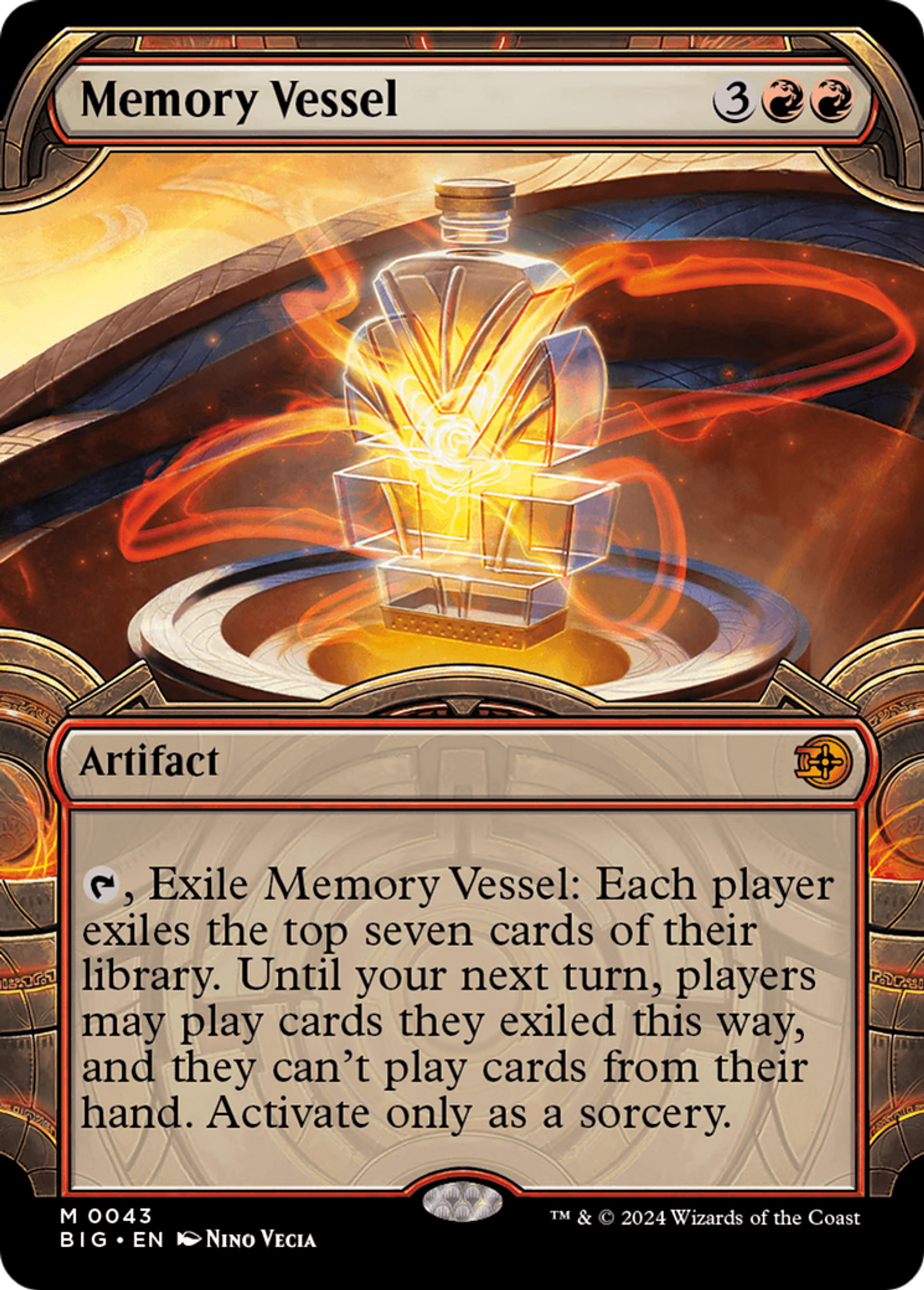 Memory Vessel — The Big Score — Magic: The Gathering