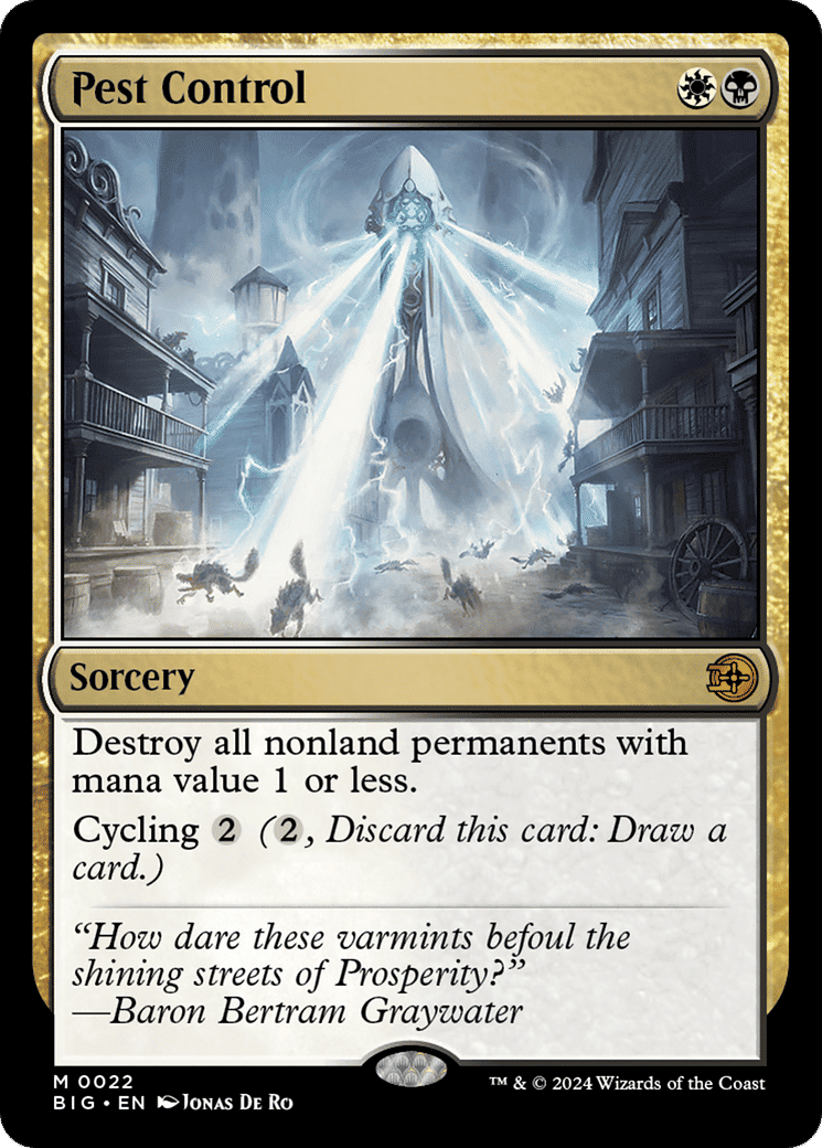 Pest Control — The Big Score — Magic: The Gathering