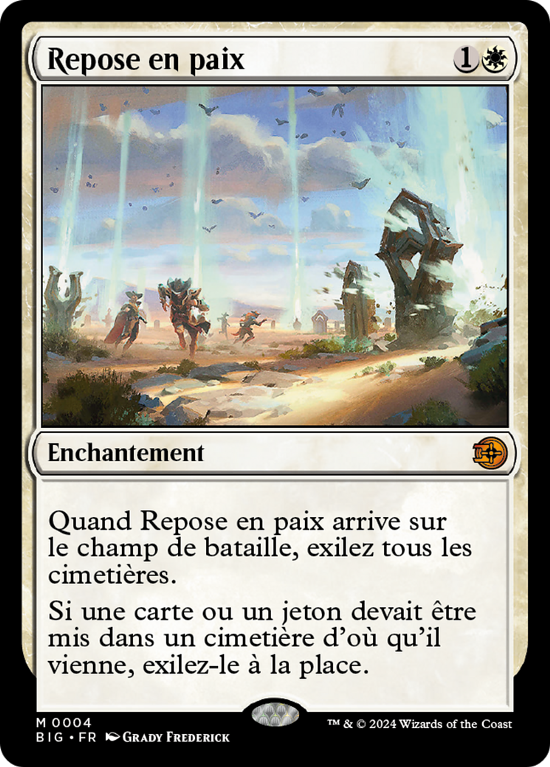 Repose en paix — The Big Score — Magic: The Gathering