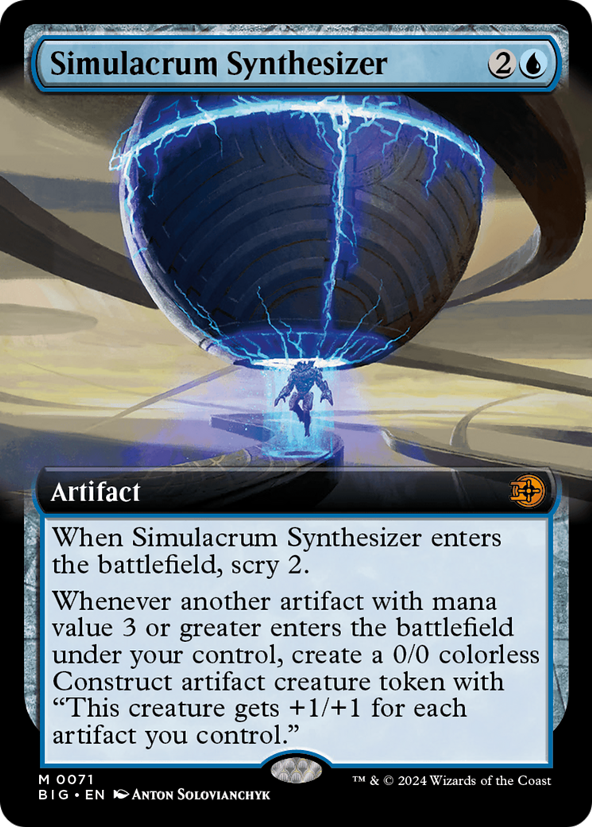 Simulacrum Synthesizer — The Big Score — Magic: The Gathering