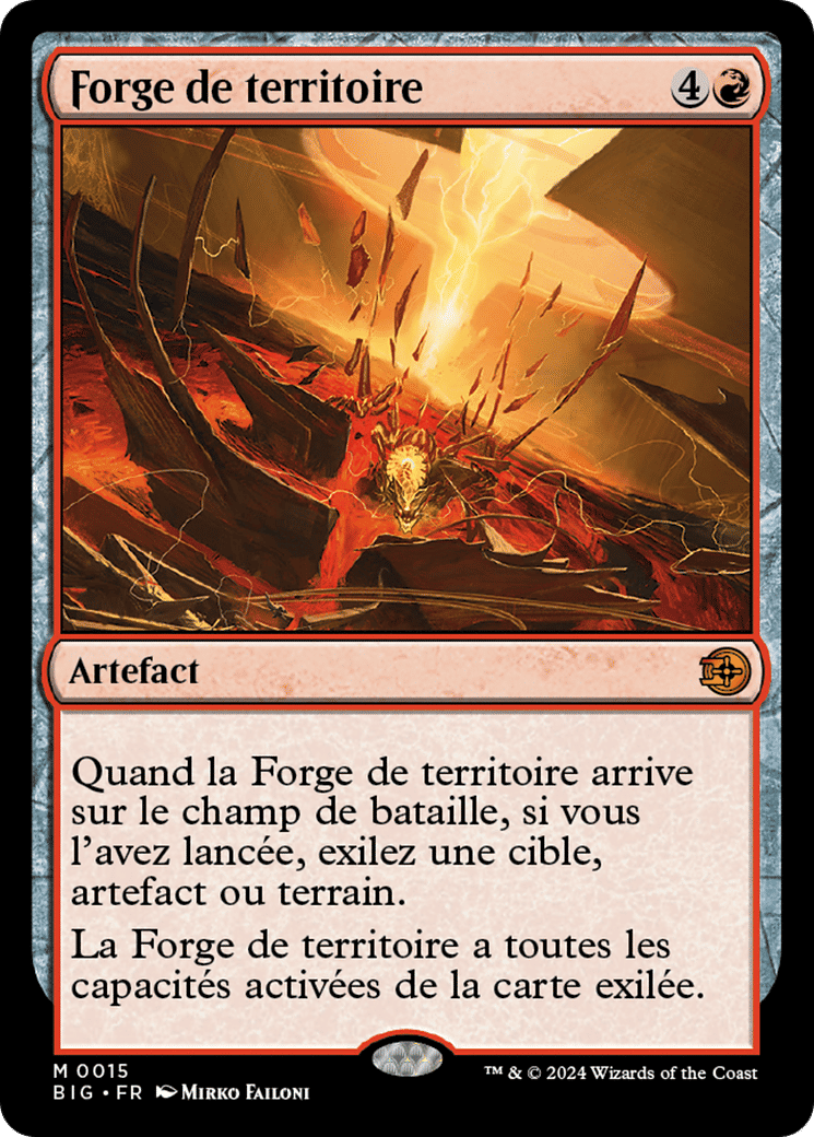 Forge de territoire — The Big Score — Magic: The Gathering