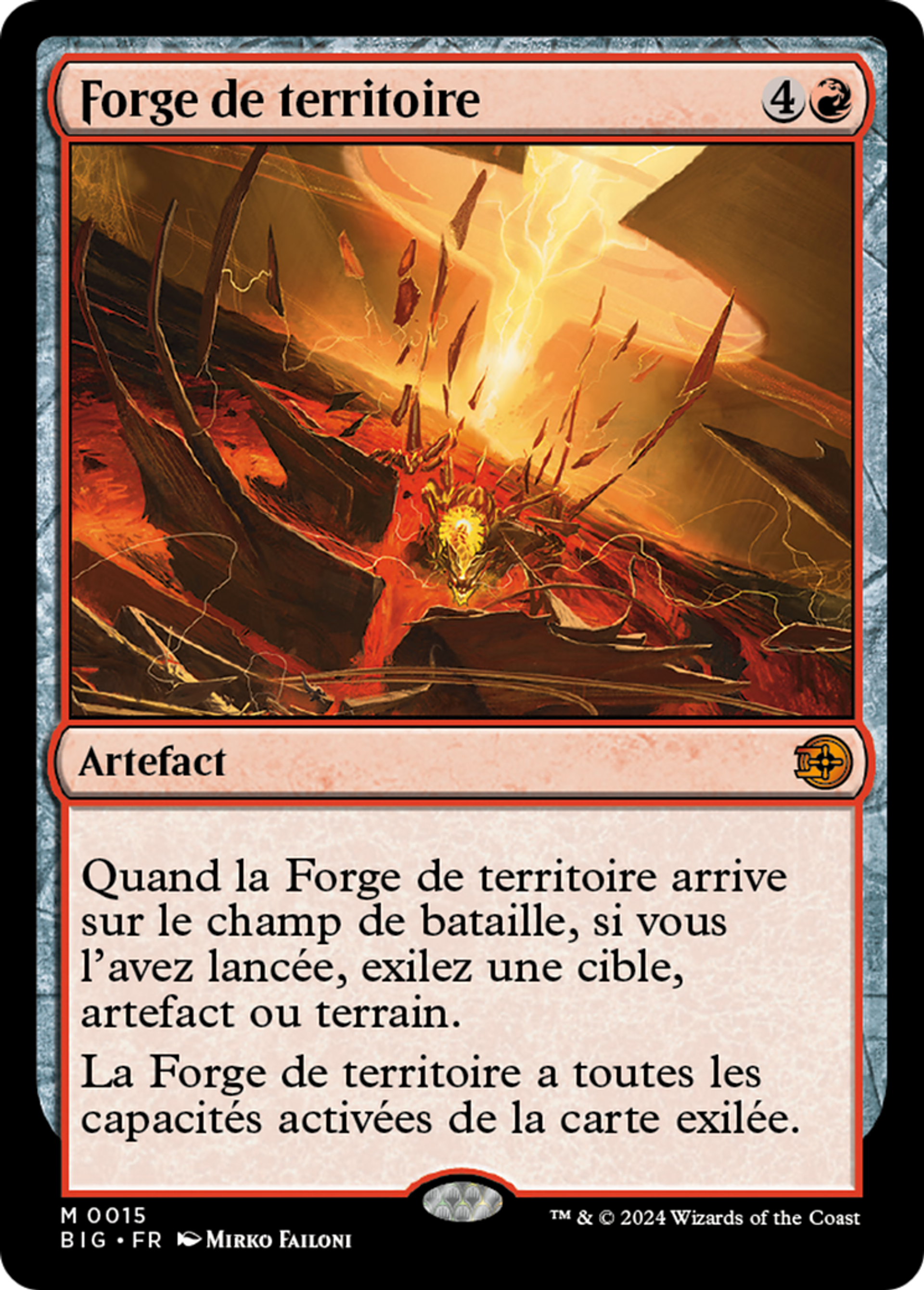 Forge de territoire — The Big Score — Magic: The Gathering