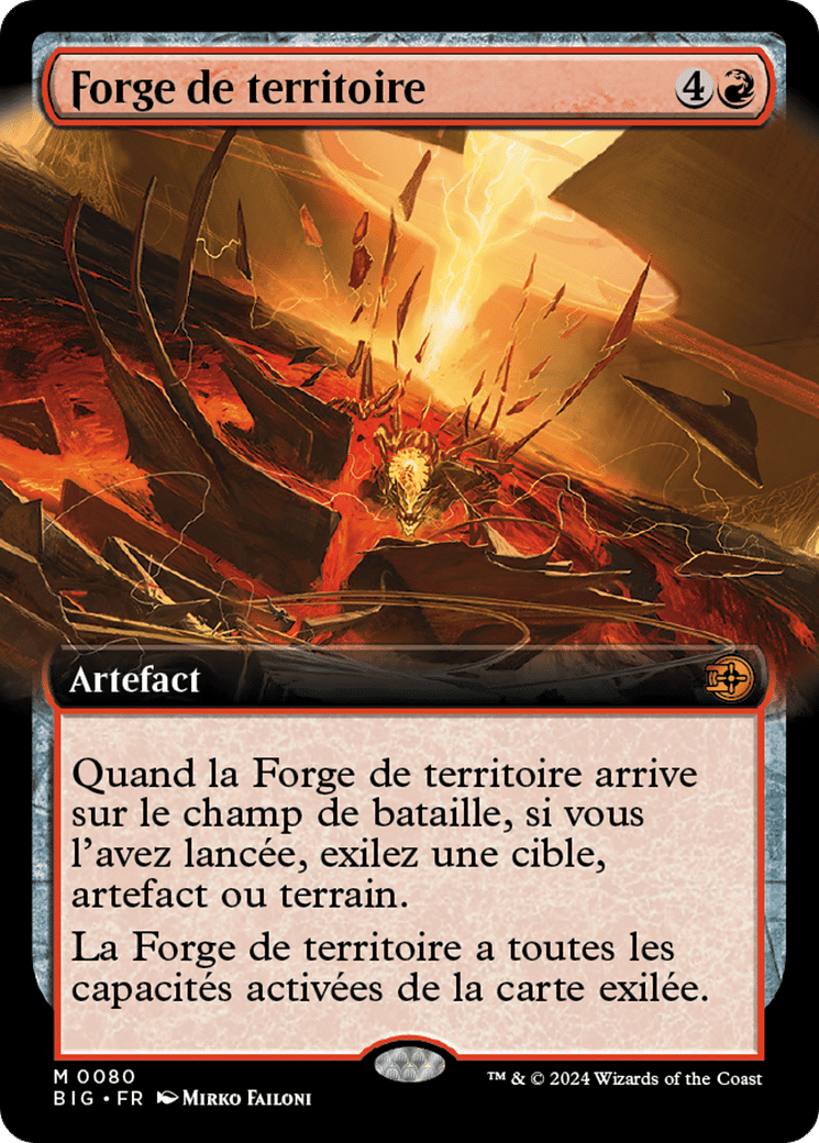 Forge de territoire — The Big Score — Magic: The Gathering