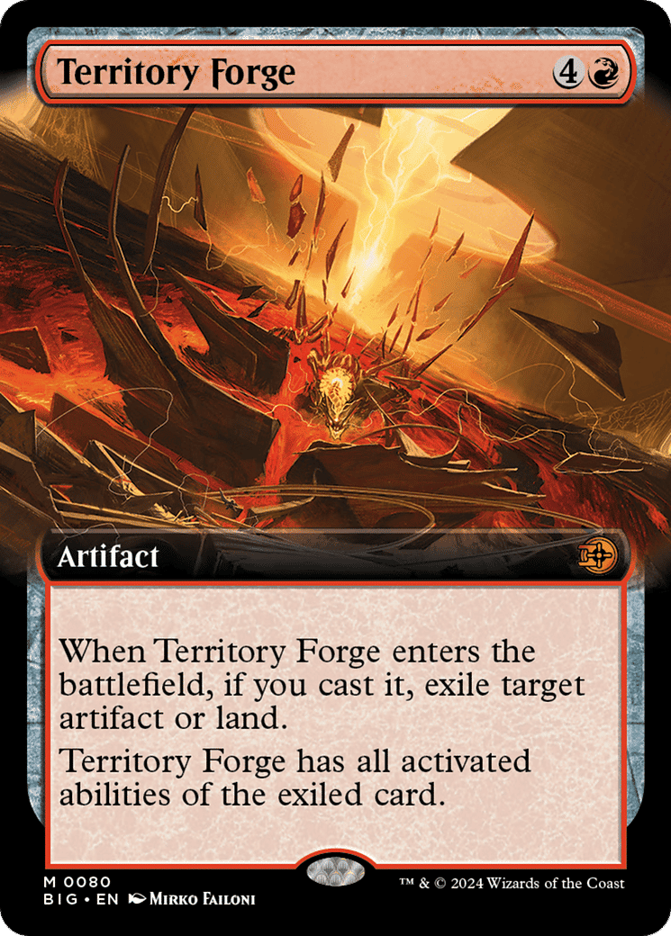 Territory Forge — The Big Score — Magic: The Gathering