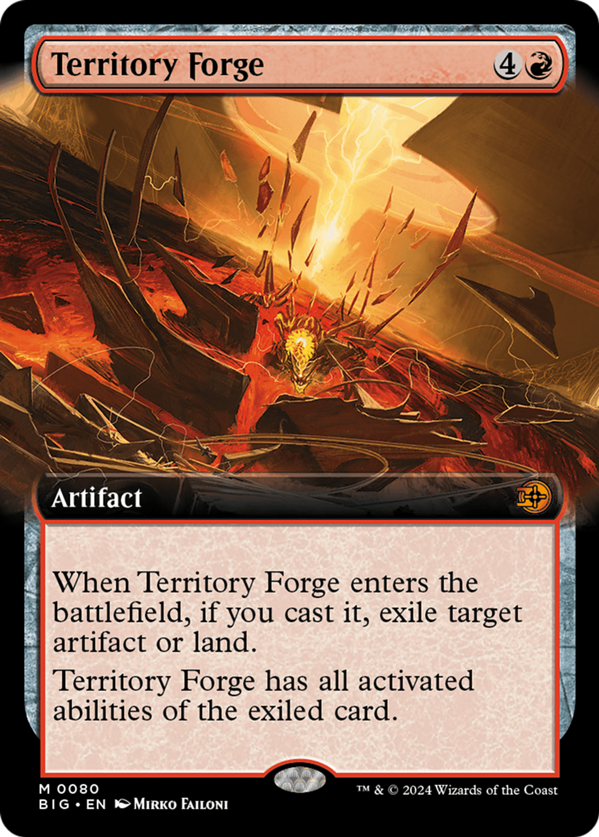Territory Forge — The Big Score — Magic: The Gathering