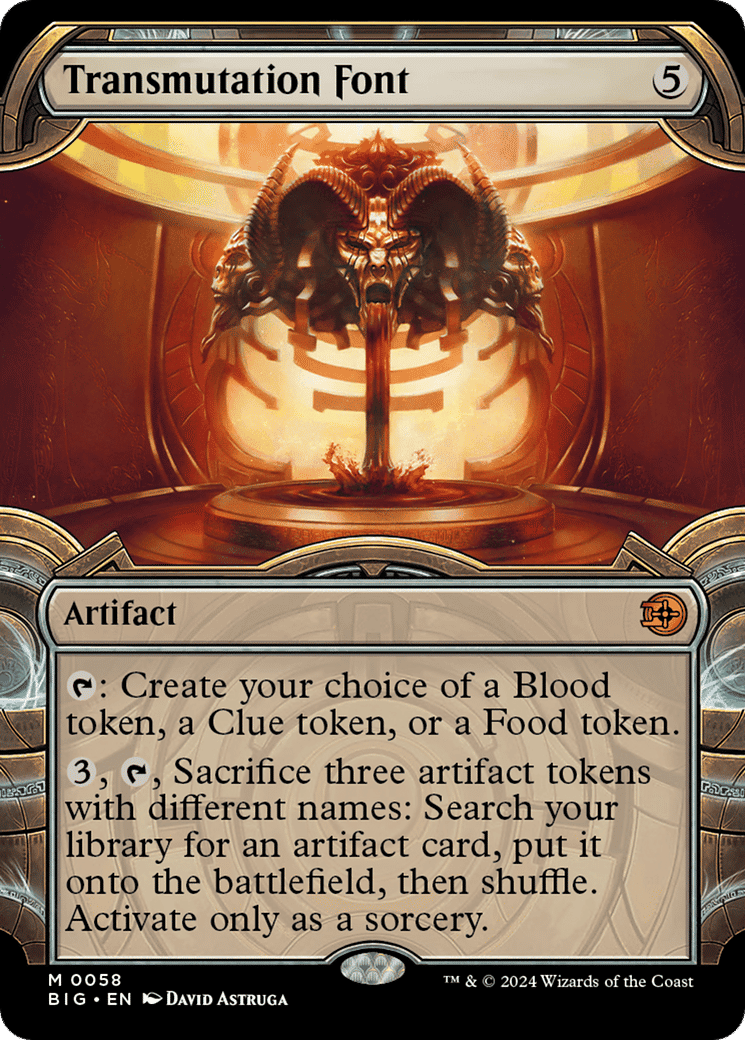 Transmutation Font — The Big Score — Magic: The Gathering