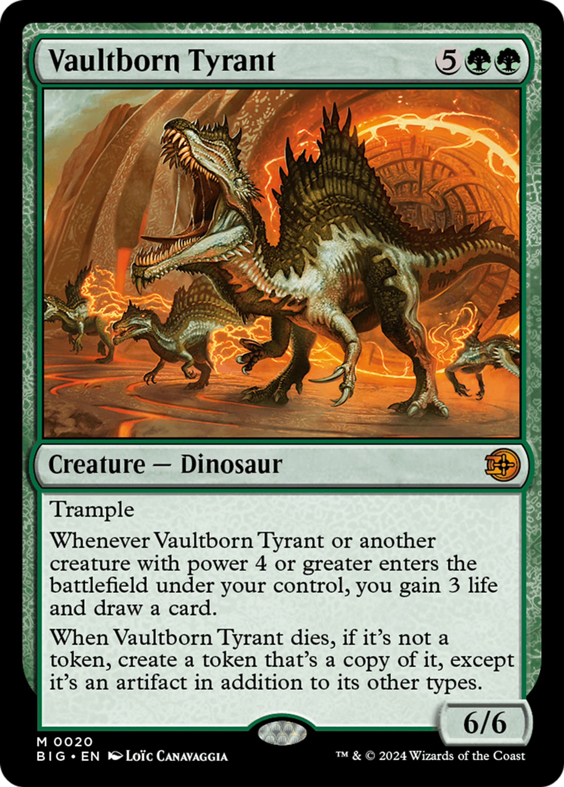 Vaultborn Tyrant — The Big Score — Magic: The Gathering