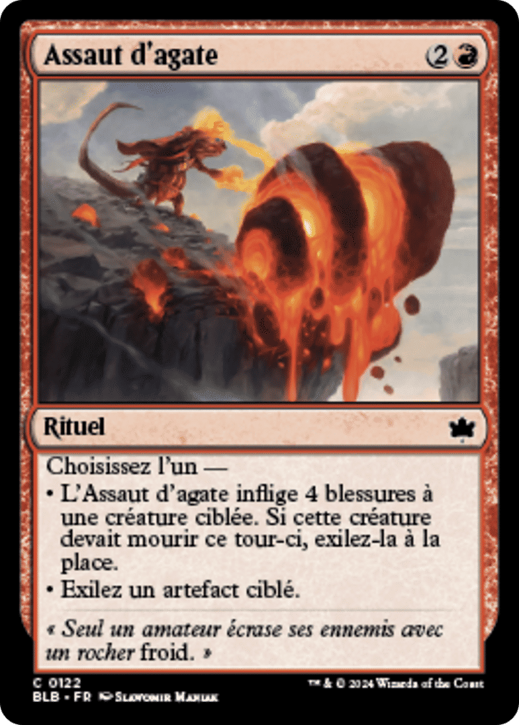 Assaut d'agate — Bloomburrow — Magic: The Gathering