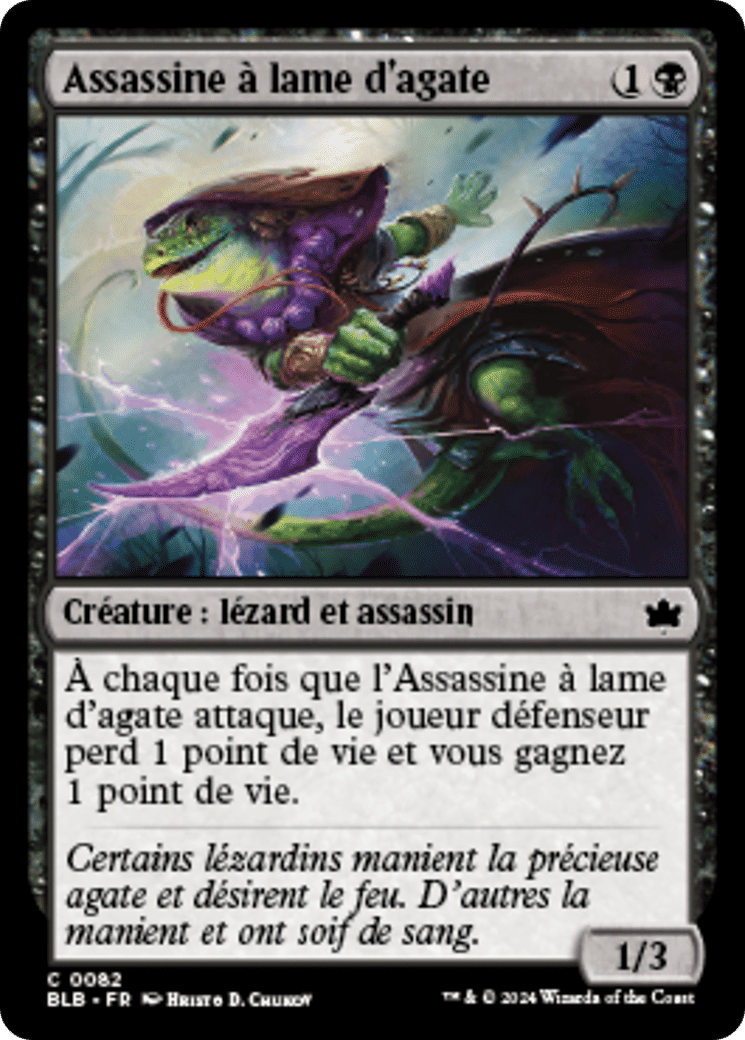 Assassine à lame d'agate — Bloomburrow — Magic: The Gathering