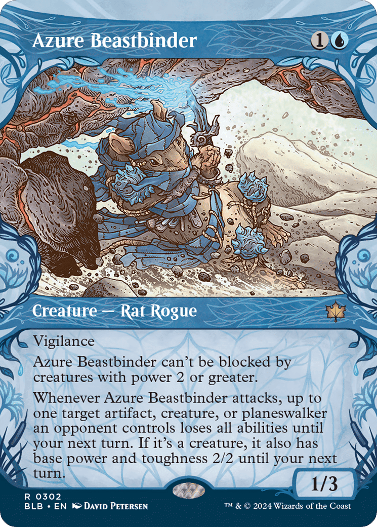 Azure Beastbinder — Bloomburrow — Magic: The Gathering
