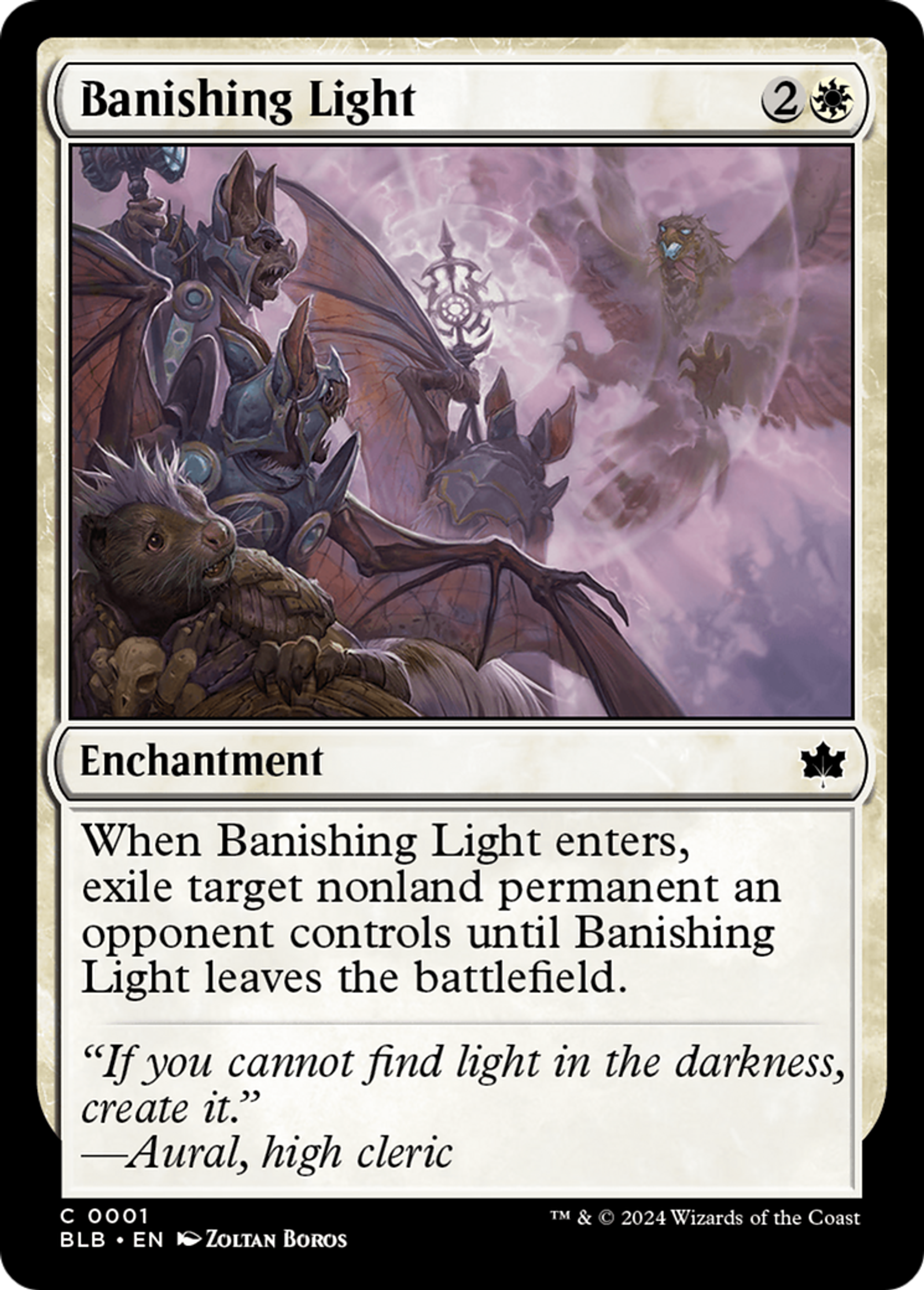 Banishing Light — Bloomburrow — Magic: The Gathering