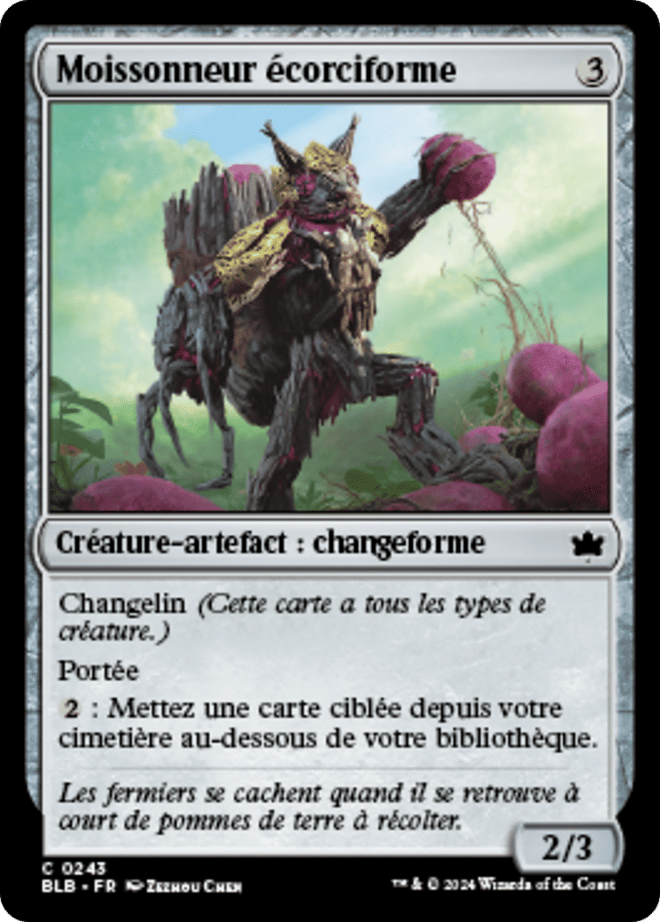 Moissonneur écorciforme — Bloomburrow — Magic: The Gathering
