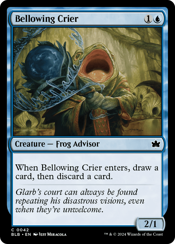 Bellowing Crier — Bloomburrow — Magic: The Gathering