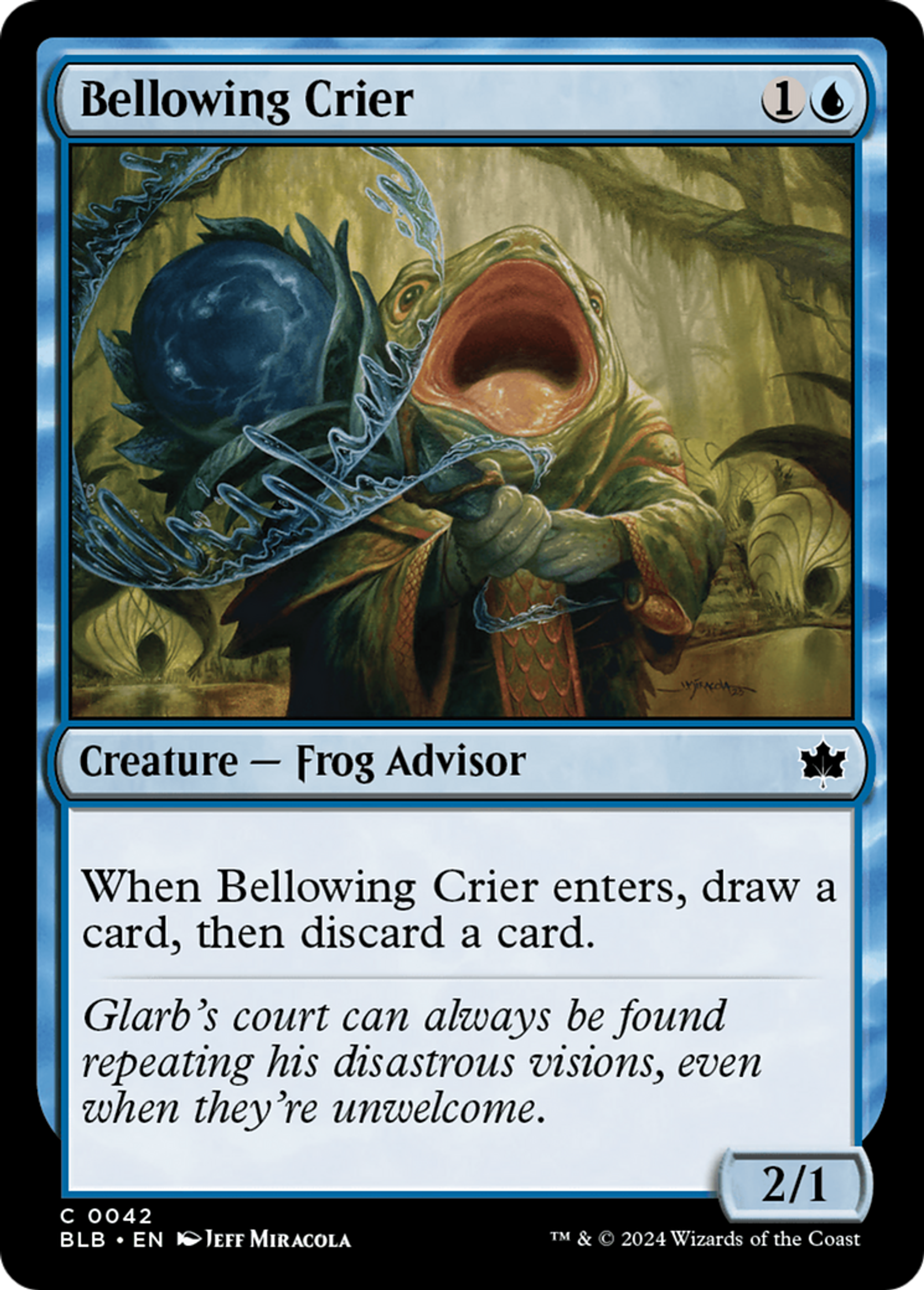 Bellowing Crier — Bloomburrow — Magic: The Gathering