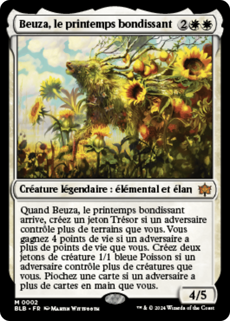 Beuza, le printemps bondissant — Bloomburrow — Magic: The Gathering