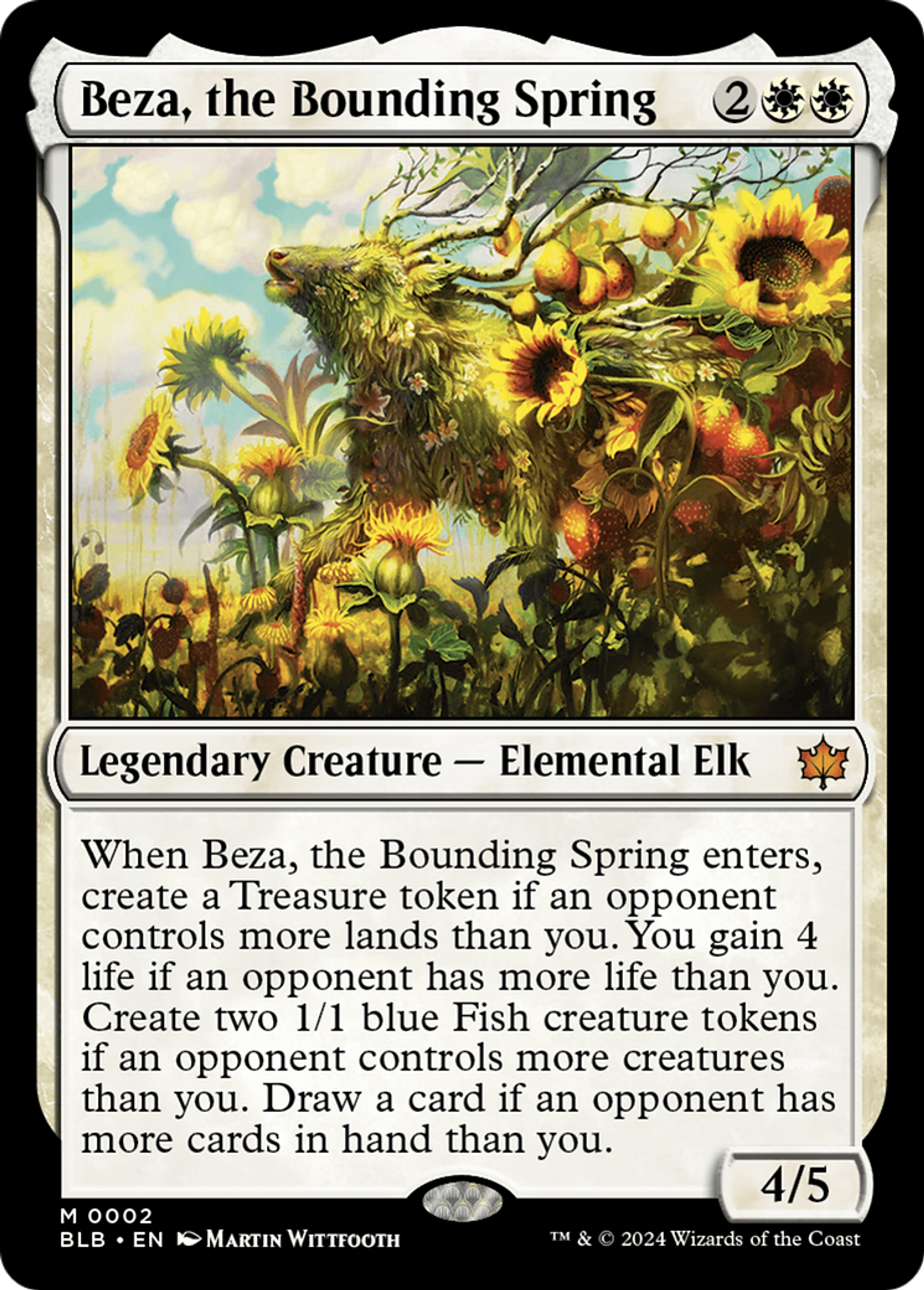 Beza, the Bounding Spring — Bloomburrow — Magic: The Gathering