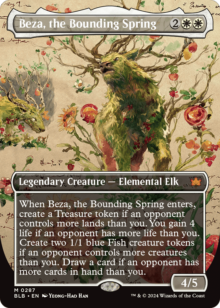 Beza, the Bounding Spring — Bloomburrow — Magic: The Gathering