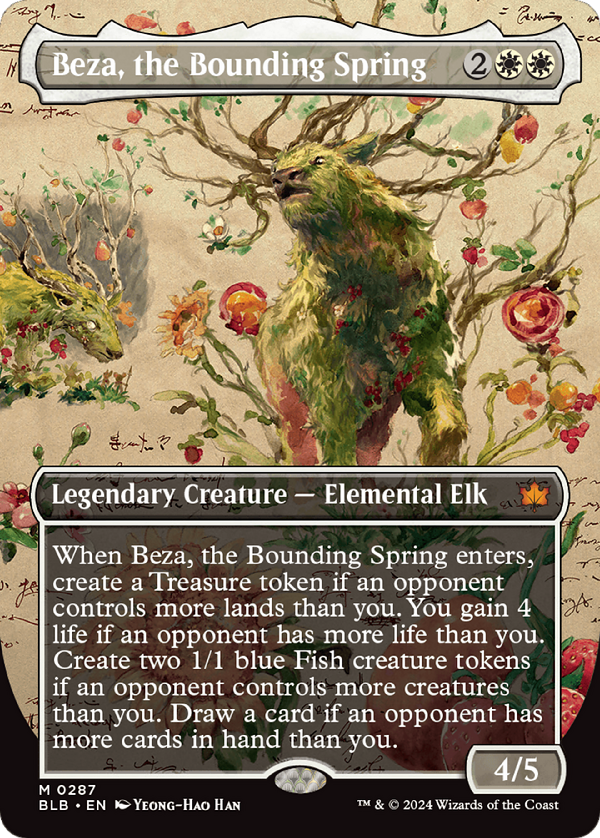 Beza, the Bounding Spring — Bloomburrow — Magic: The Gathering