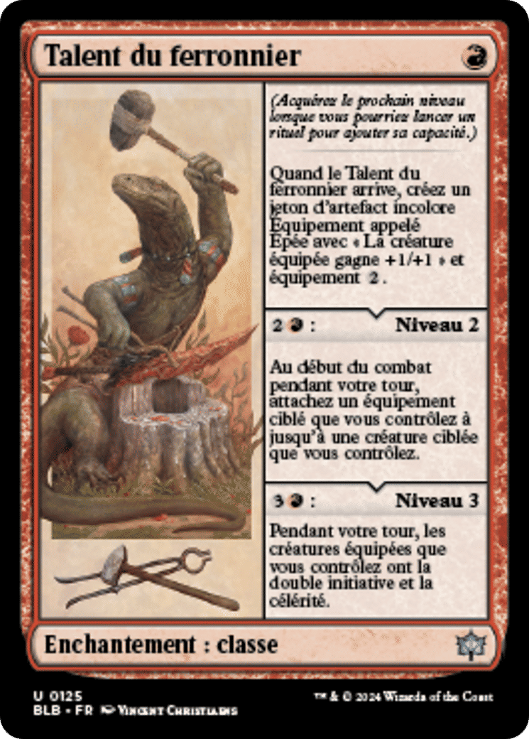 Talent du ferronnier — Bloomburrow — Magic: The Gathering