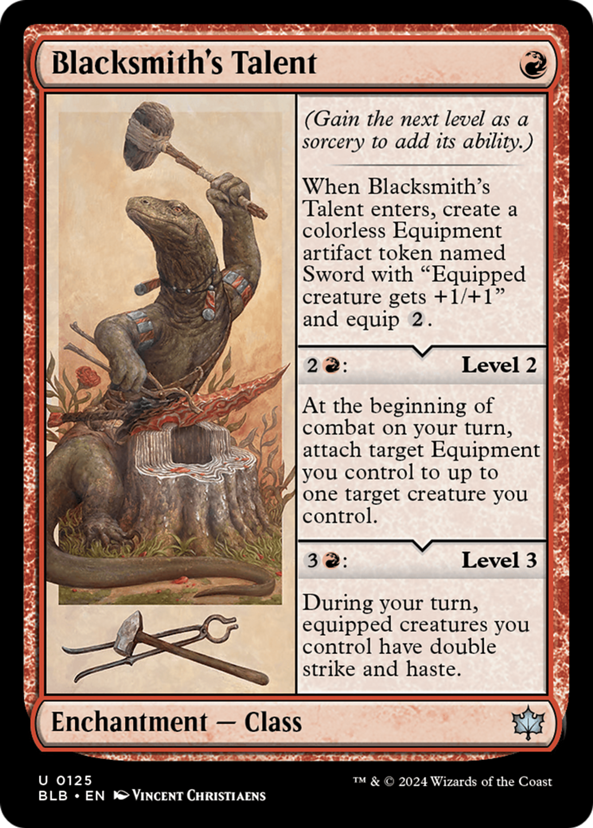 Talent du ferronnier — Bloomburrow — Magic: The Gathering