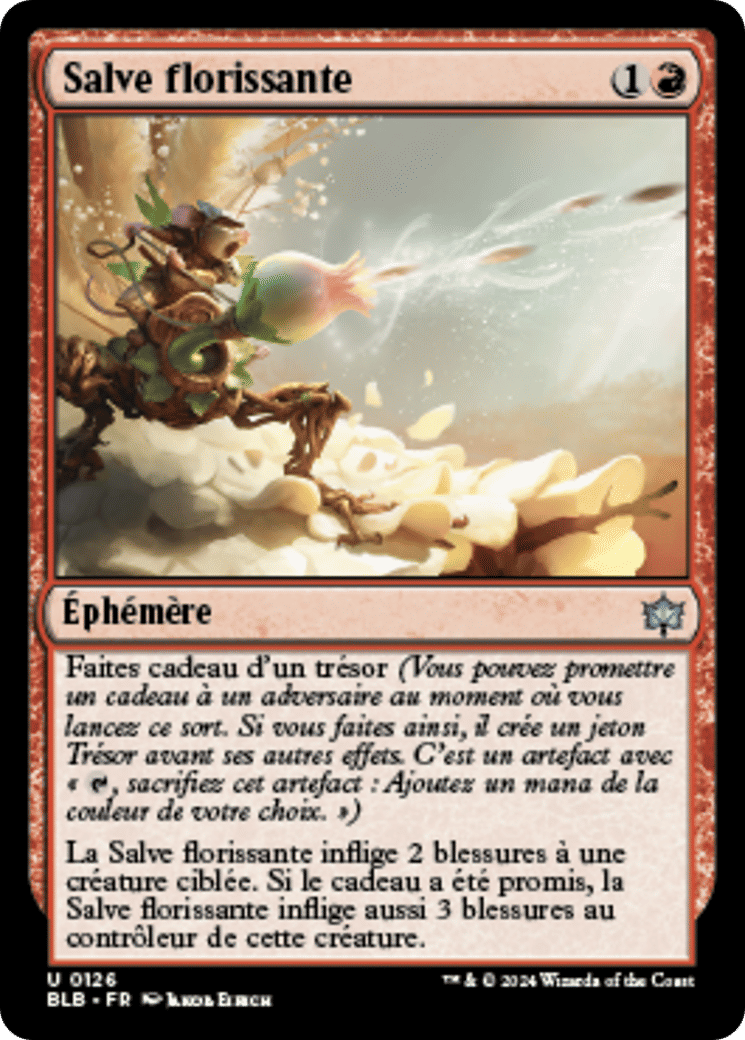 Salve florissante — Bloomburrow — Magic: The Gathering