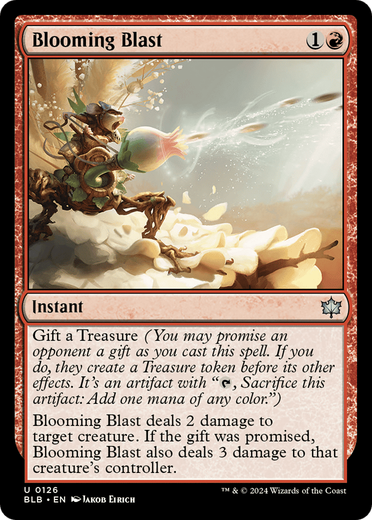Blooming Blast — Bloomburrow — Magic: The Gathering