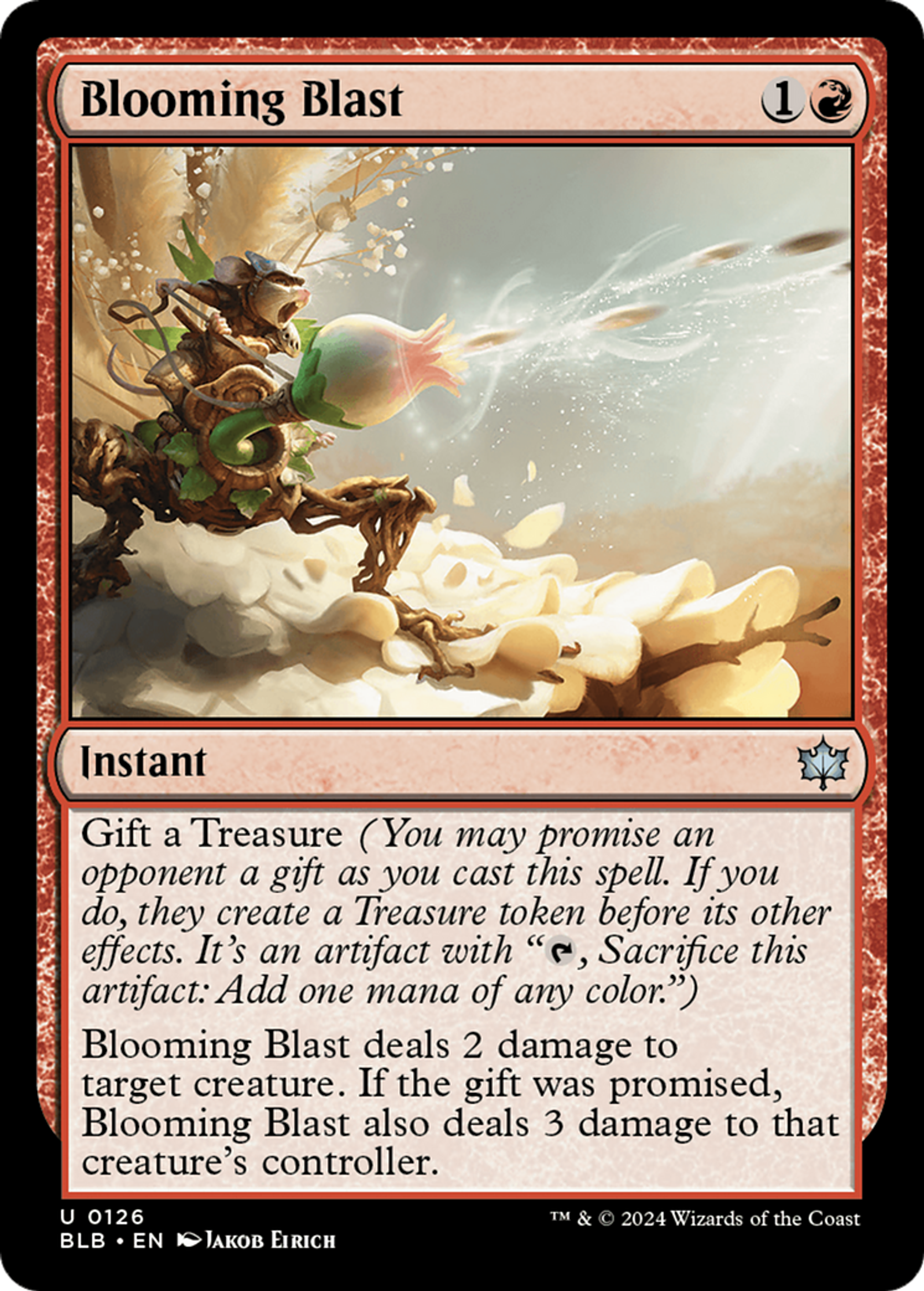 Salve florissante — Bloomburrow — Magic: The Gathering