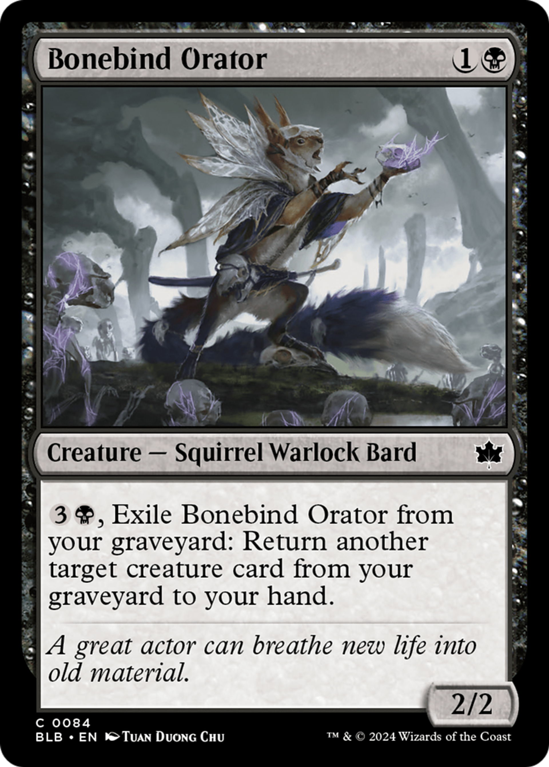 Orateur entravos — Bloomburrow — Magic: The Gathering