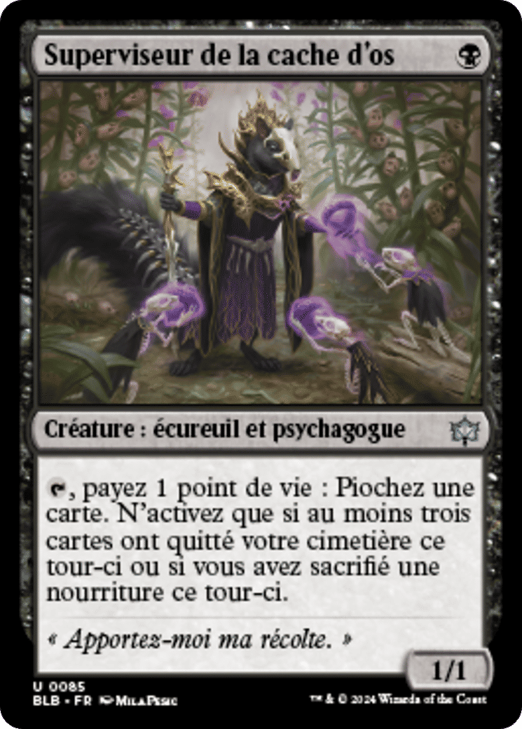 Superviseur de la cache d'os — Bloomburrow — Magic: The Gathering