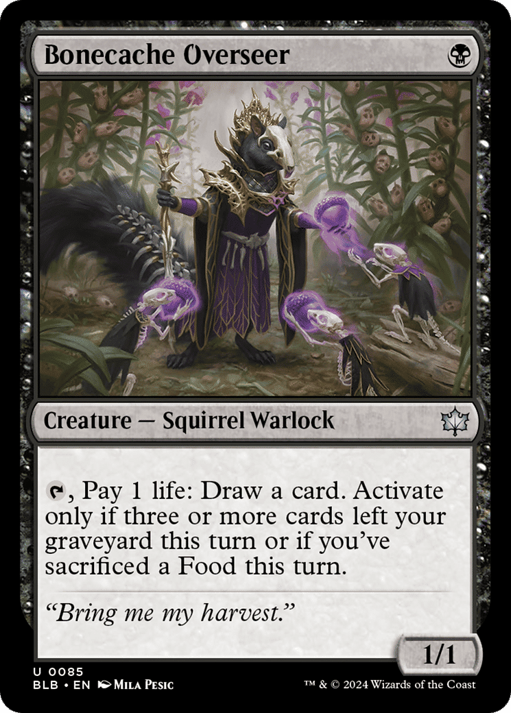Bonecache Overseer — Bloomburrow — Magic: The Gathering