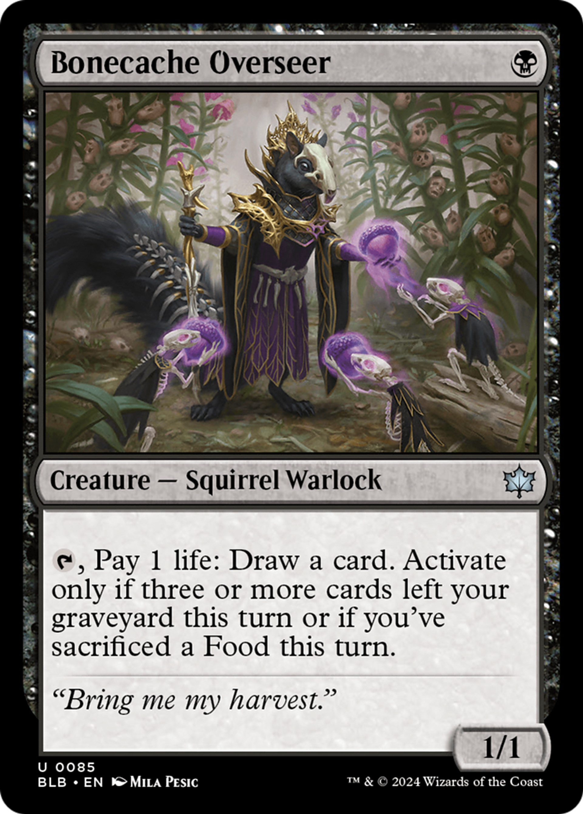 Bonecache Overseer — Bloomburrow — Magic: The Gathering