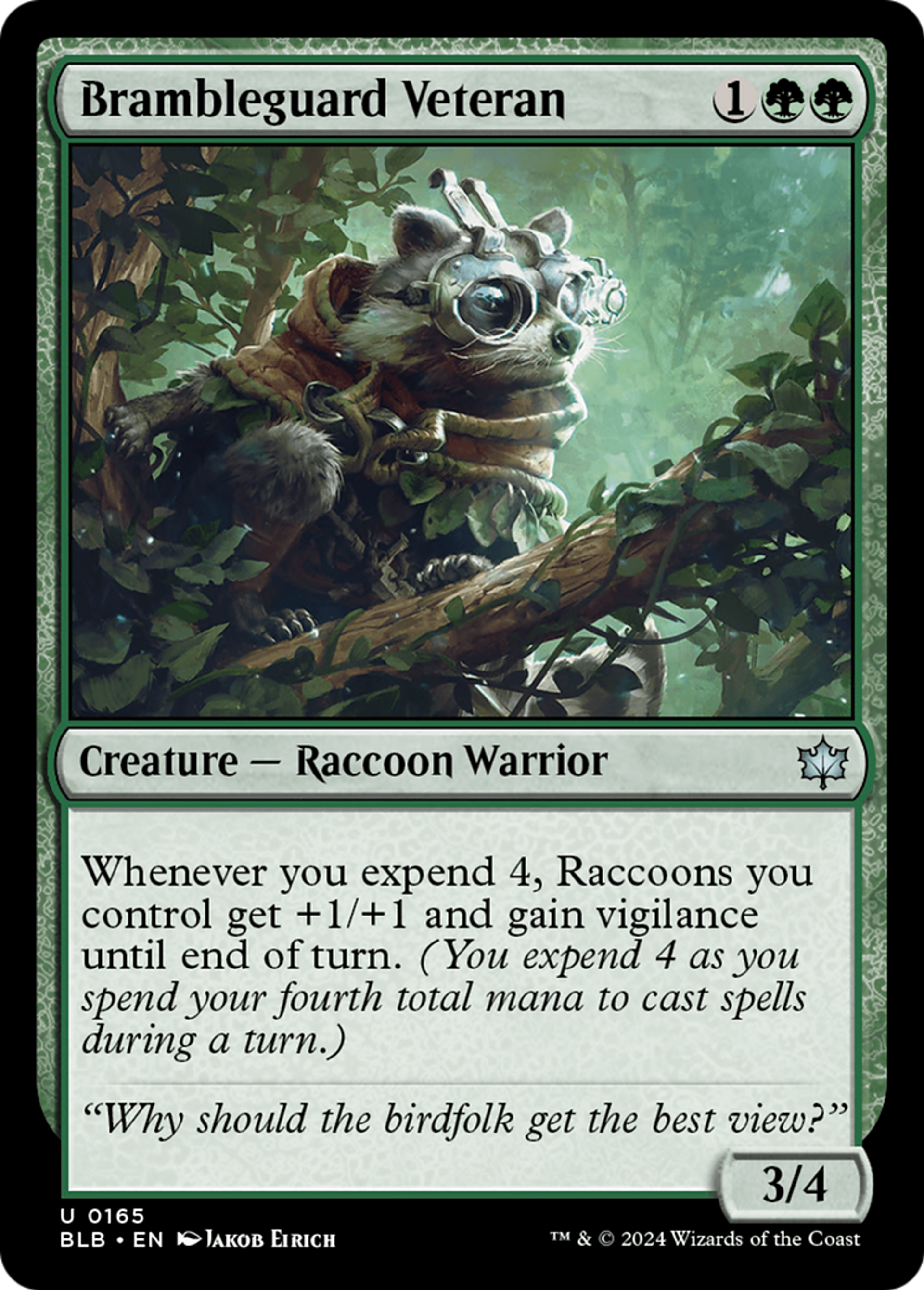Vétérane de la garderonce — Bloomburrow — Magic: The Gathering