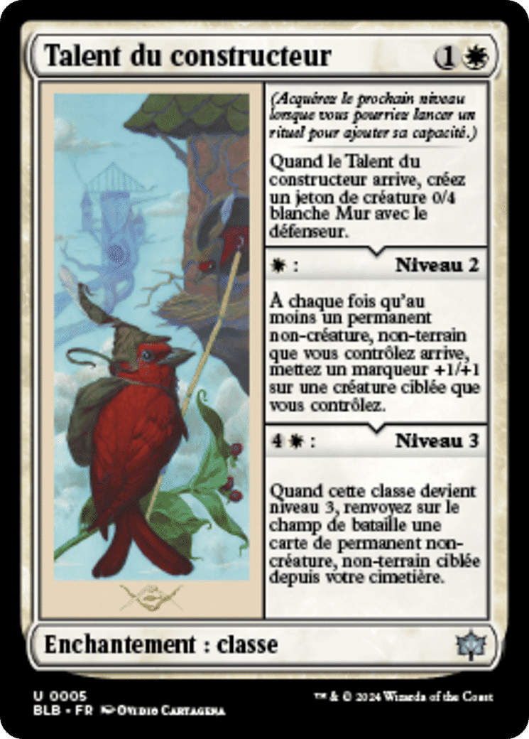 Talent du constructeur — Bloomburrow — Magic: The Gathering