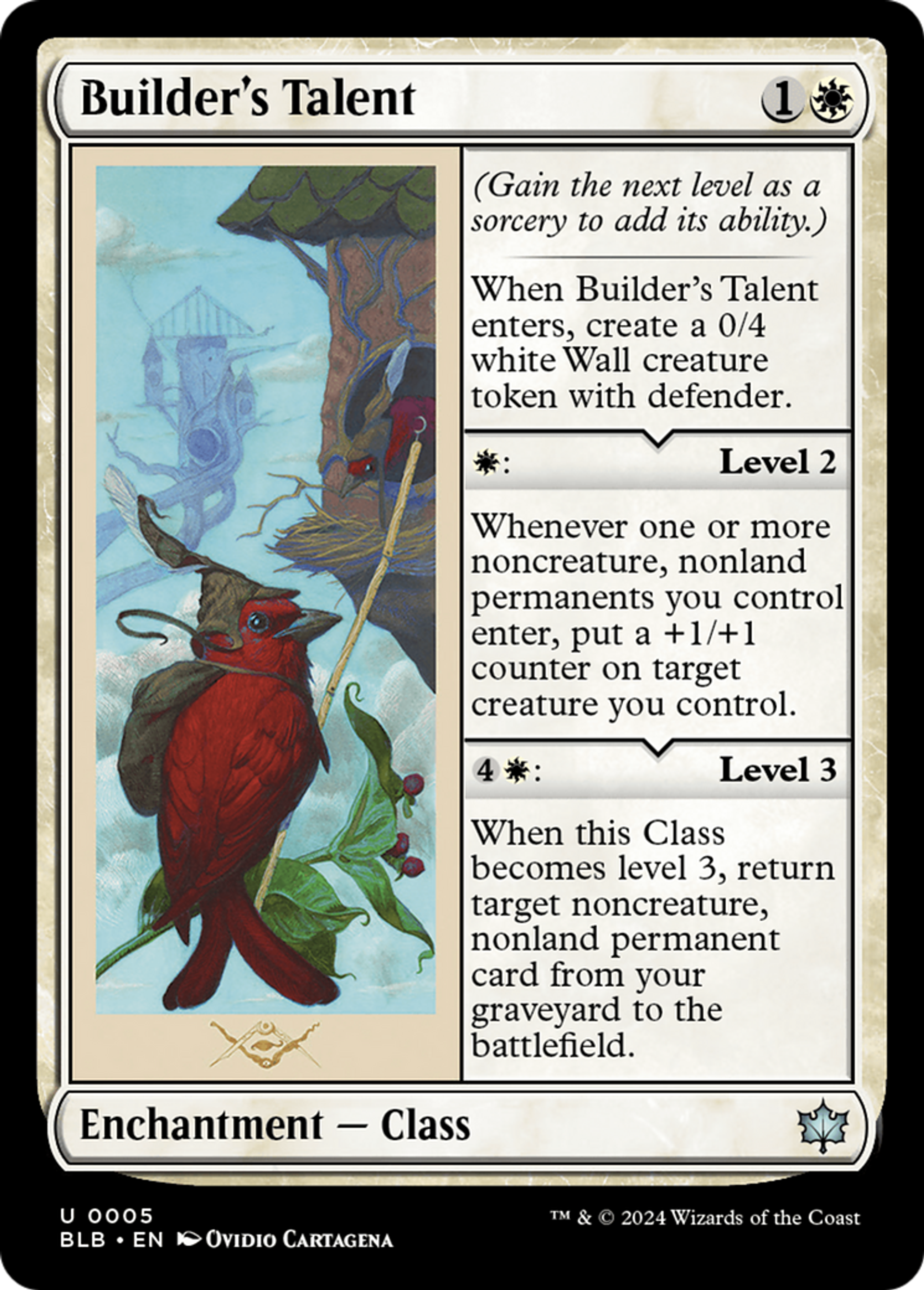 Builder's Talent — Bloomburrow — Magic: The Gathering