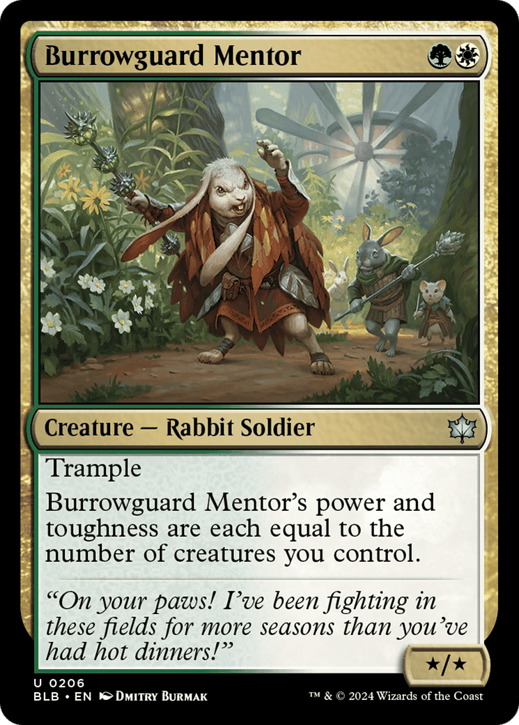 Burrowguard Mentor — Bloomburrow — Magic: The Gathering