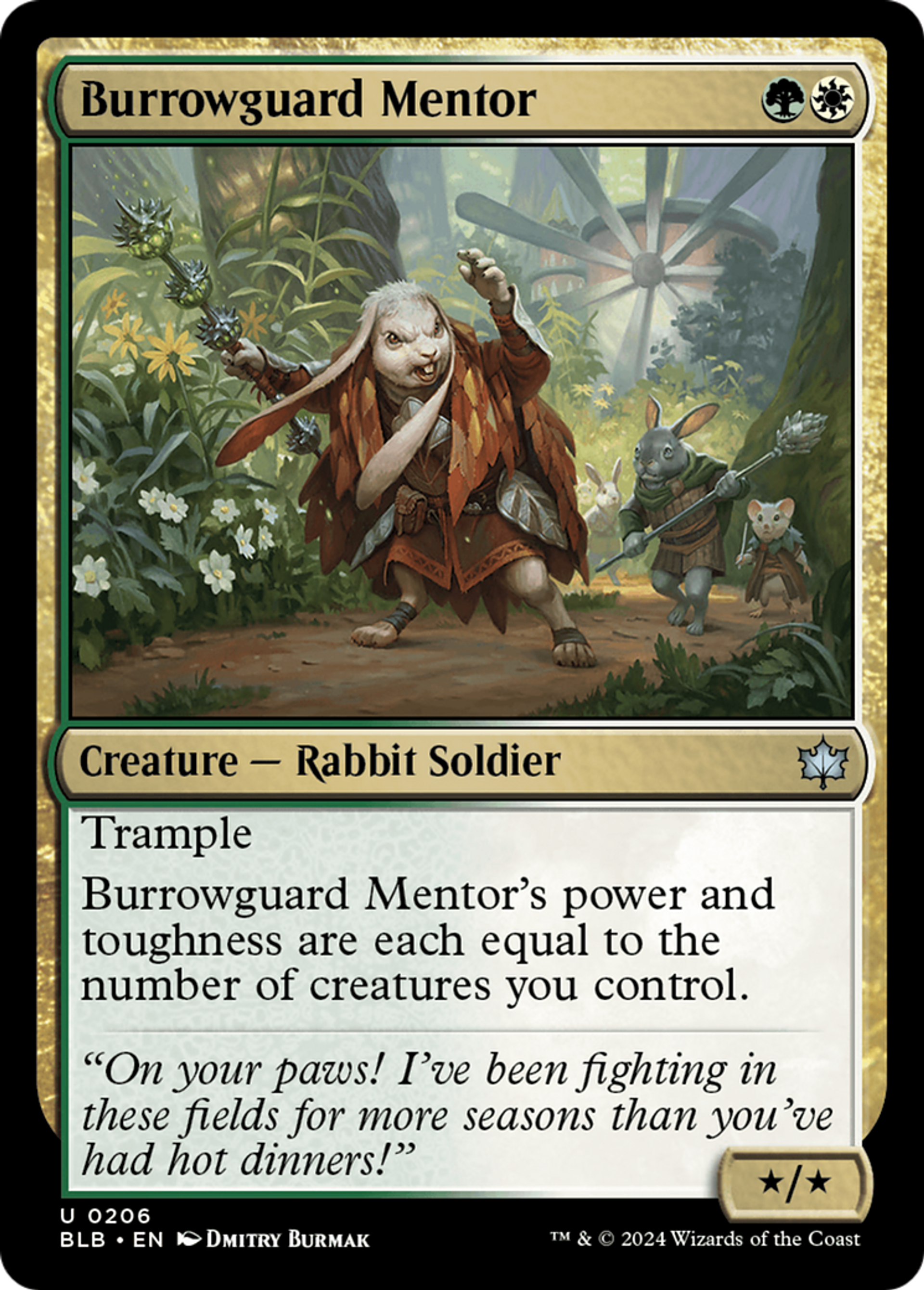 Mentor gardeterrier — Bloomburrow — Magic: The Gathering