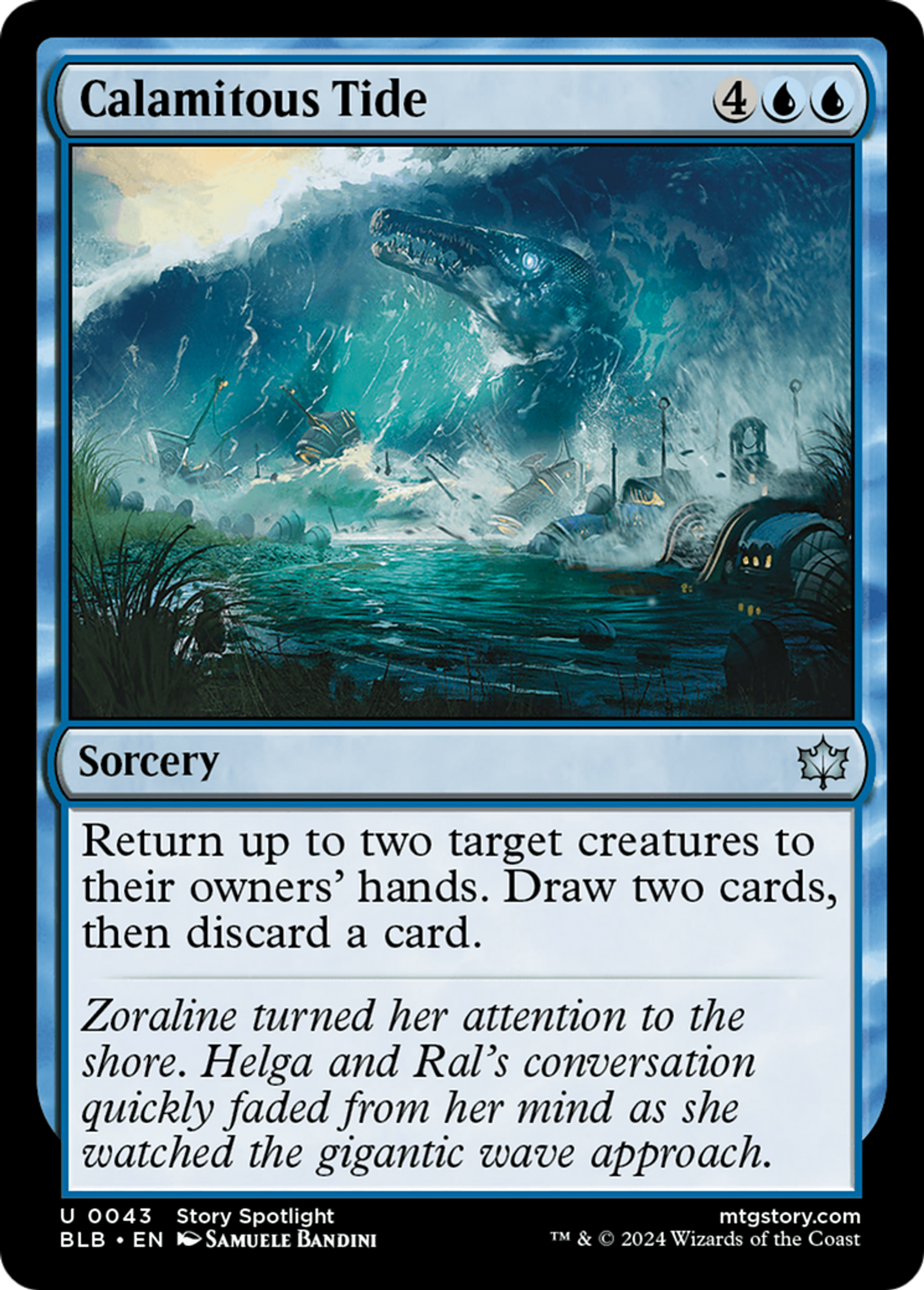 Calamitous Tide — Bloomburrow — Magic: The Gathering