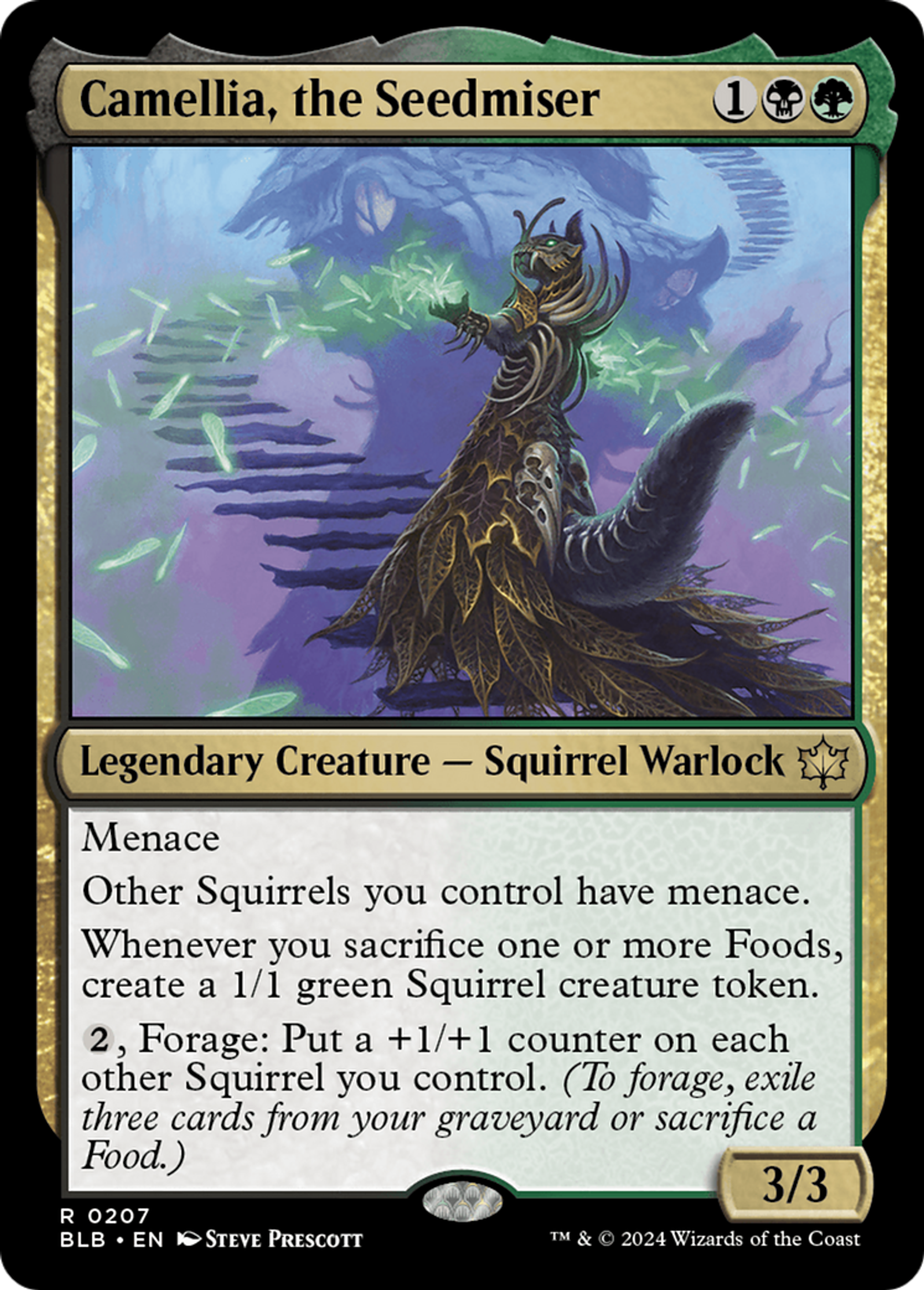 Camellia, la Grippe-graine — Bloomburrow — Magic: The Gathering