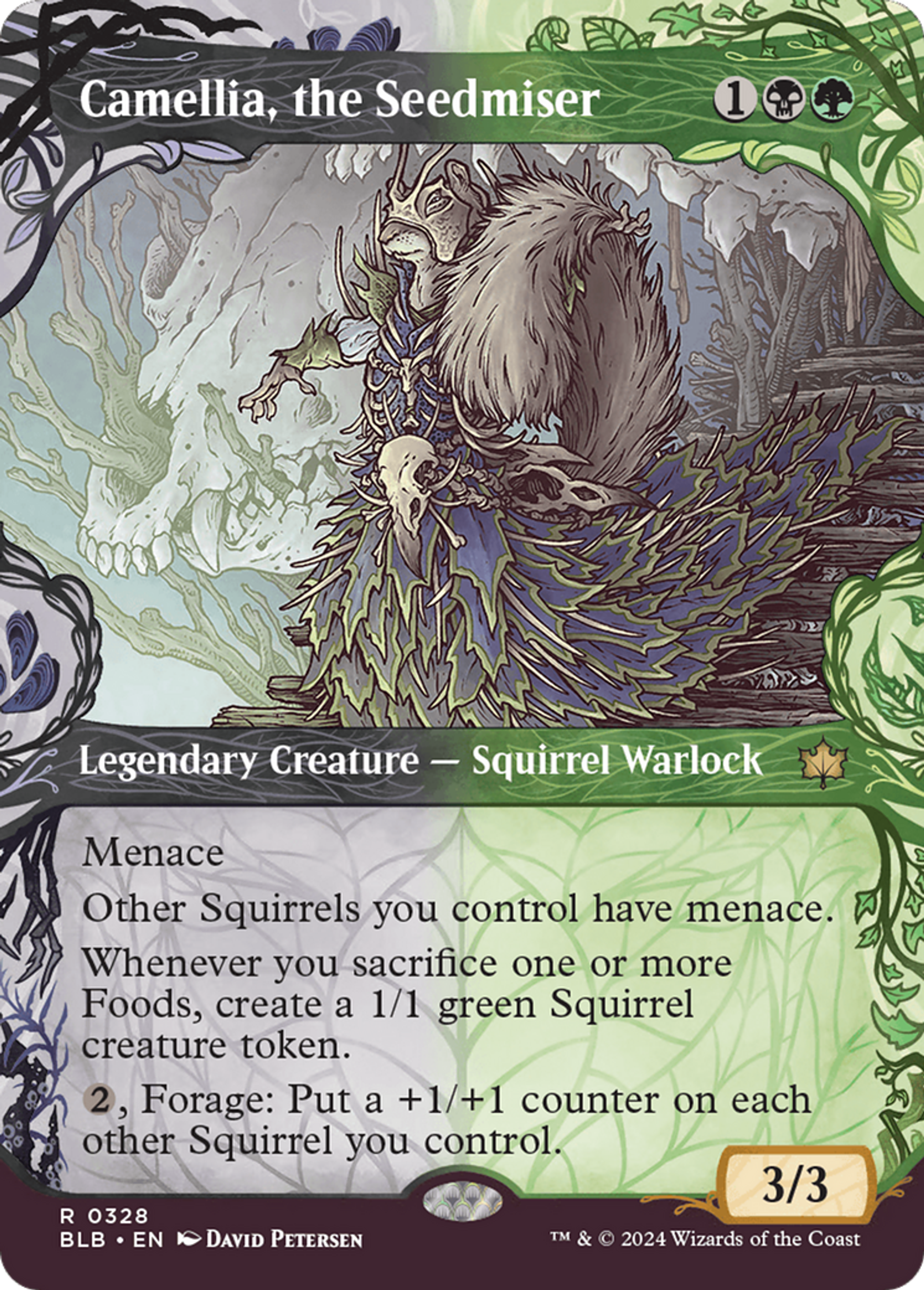Camellia, the Seedmiser — Bloomburrow — Magic: The Gathering