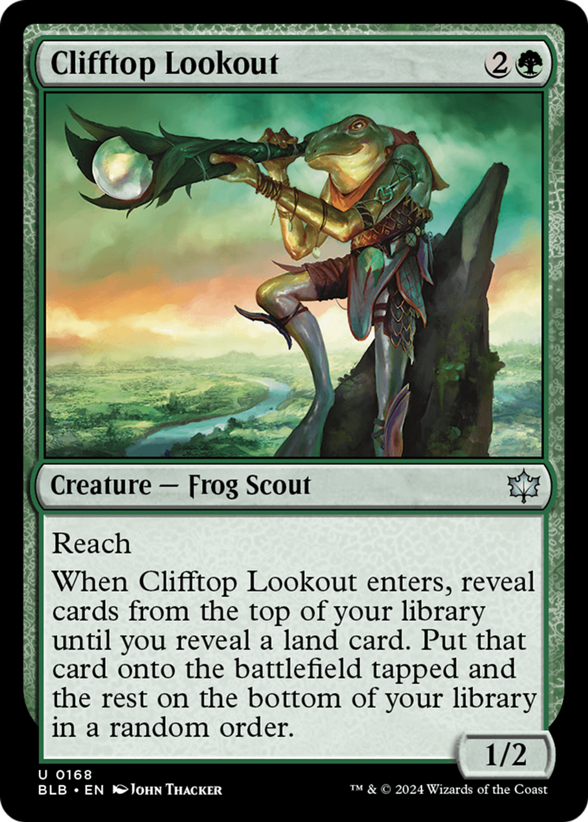 Vigie du haut des falaises — Bloomburrow — Magic: The Gathering