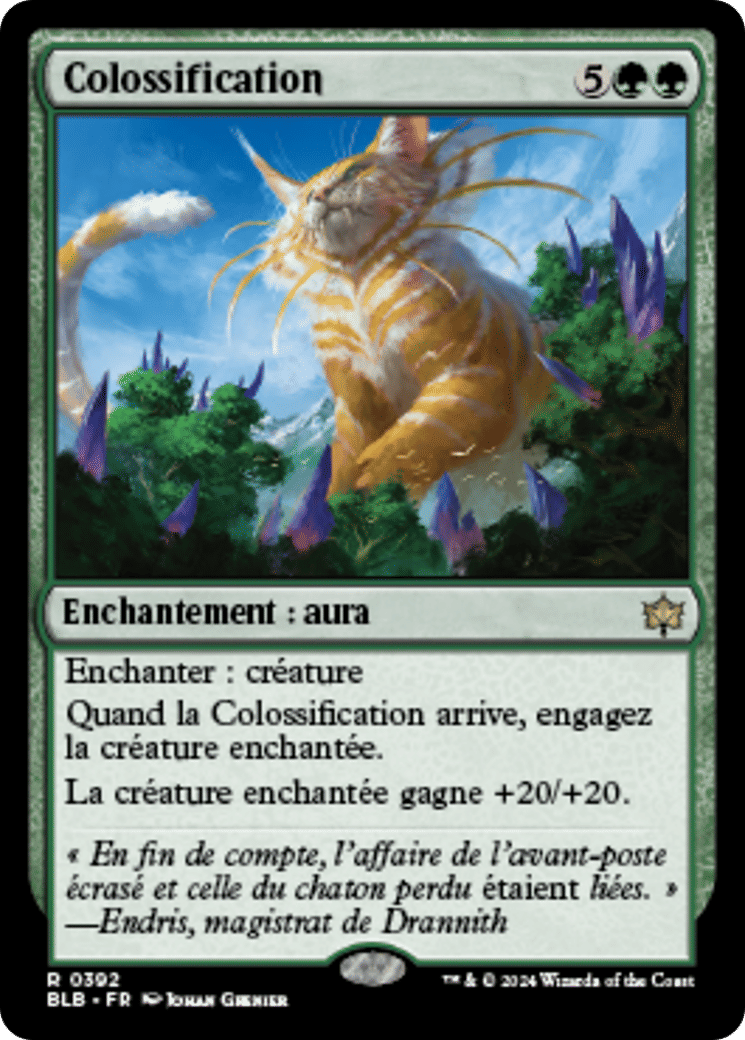 Colossification — Bloomburrow — Magic: The Gathering