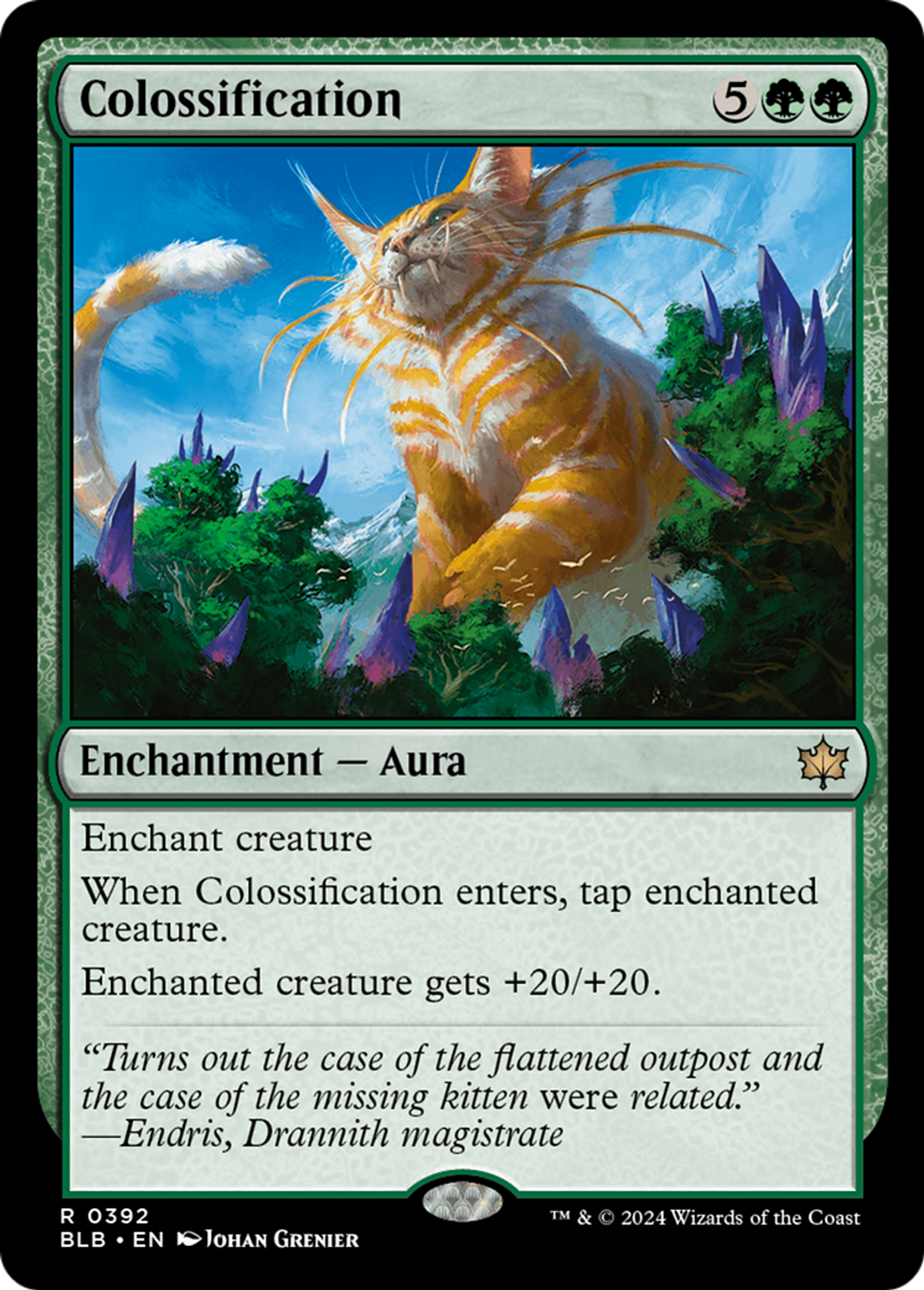 Colossification — Bloomburrow — Magic: The Gathering