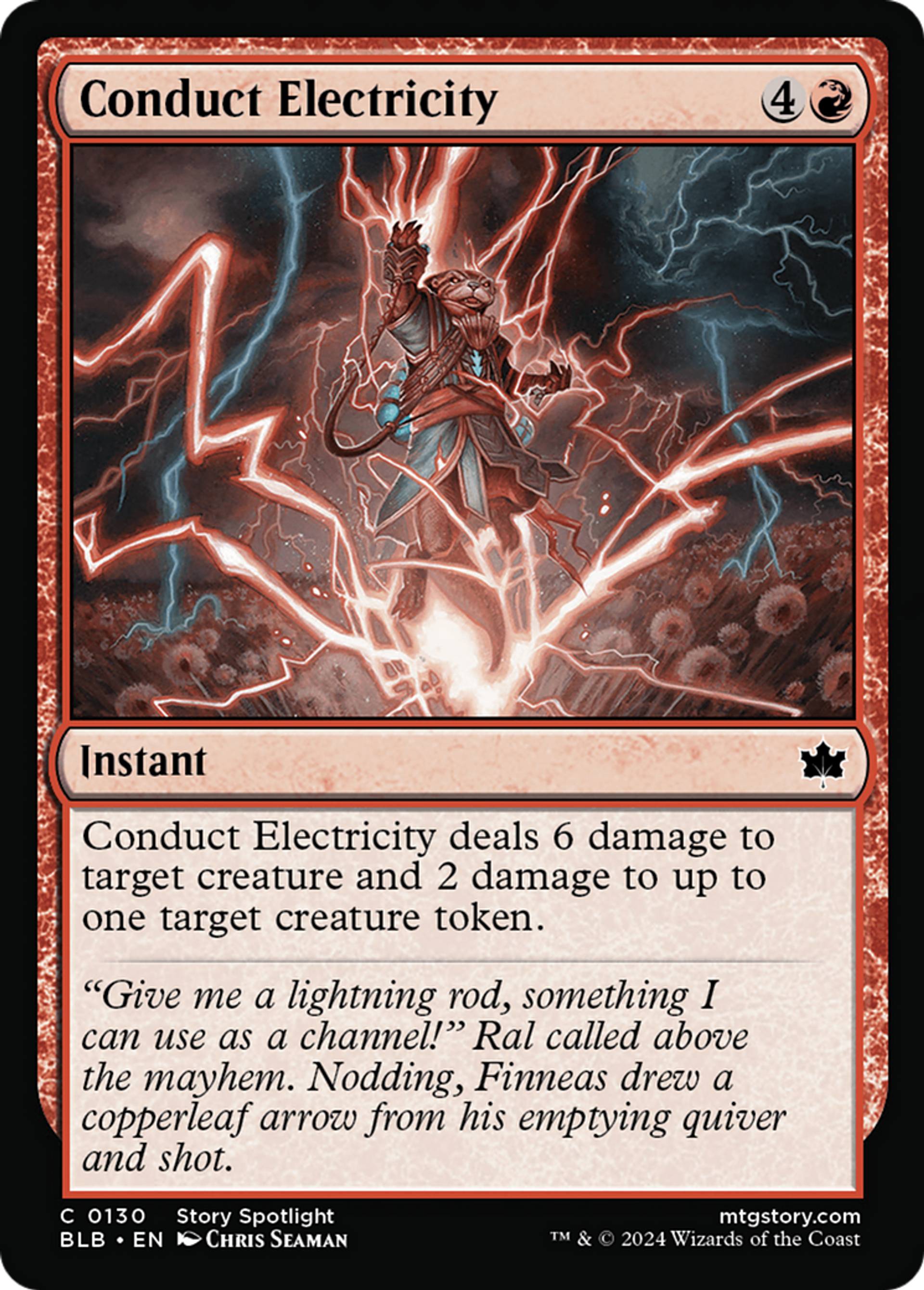Conduct Electricity — Bloomburrow — Magic: The Gathering