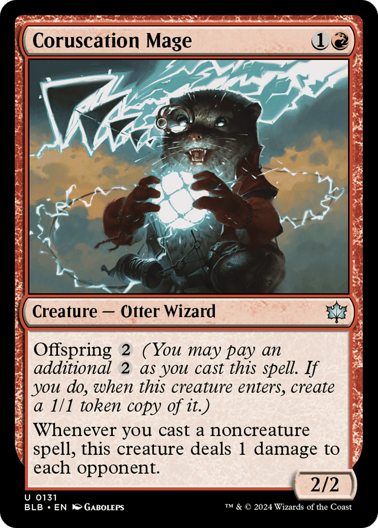 Coruscation Mage — Bloomburrow — Magic: The Gathering