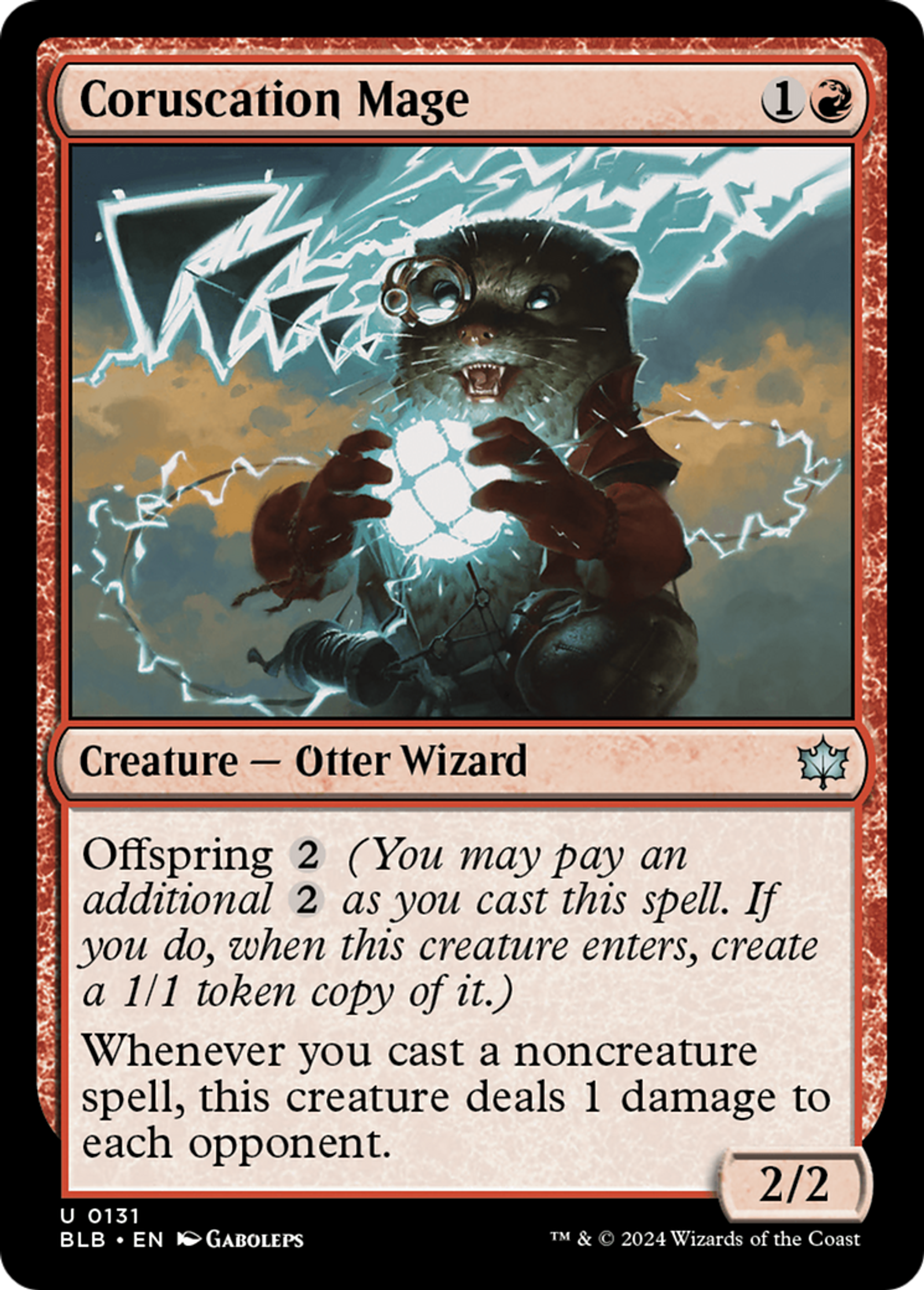 Coruscation Mage — Bloomburrow — Magic: The Gathering