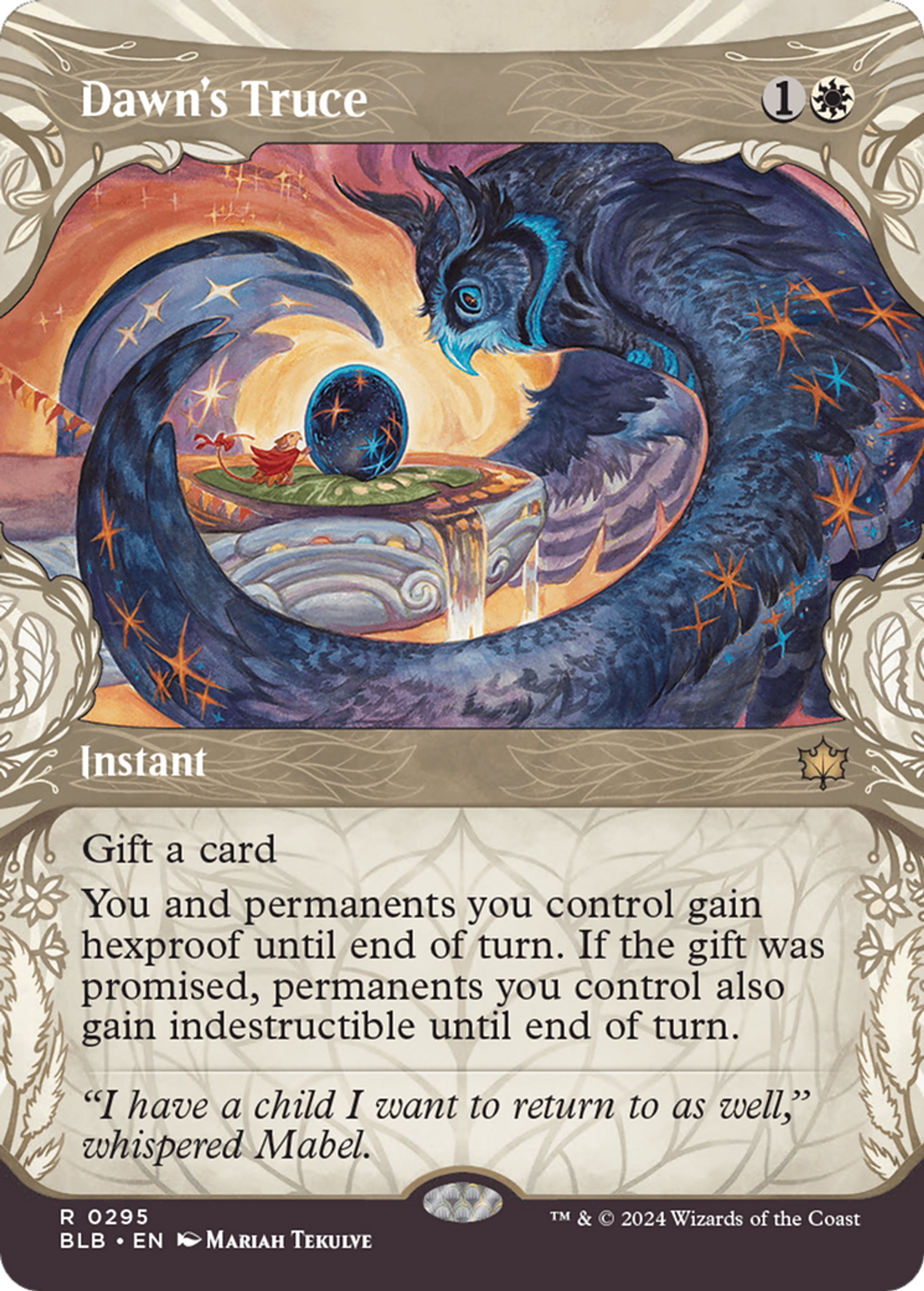 Trêve de l'aube — Bloomburrow — Magic: The Gathering