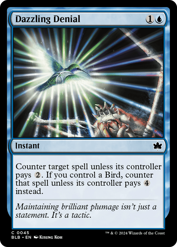 Dazzling Denial — Bloomburrow — Magic: The Gathering