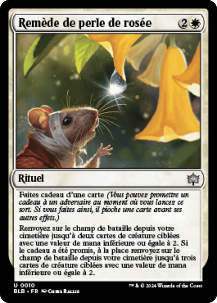 Remède de perle de rosée — Bloomburrow — Magic: The Gathering