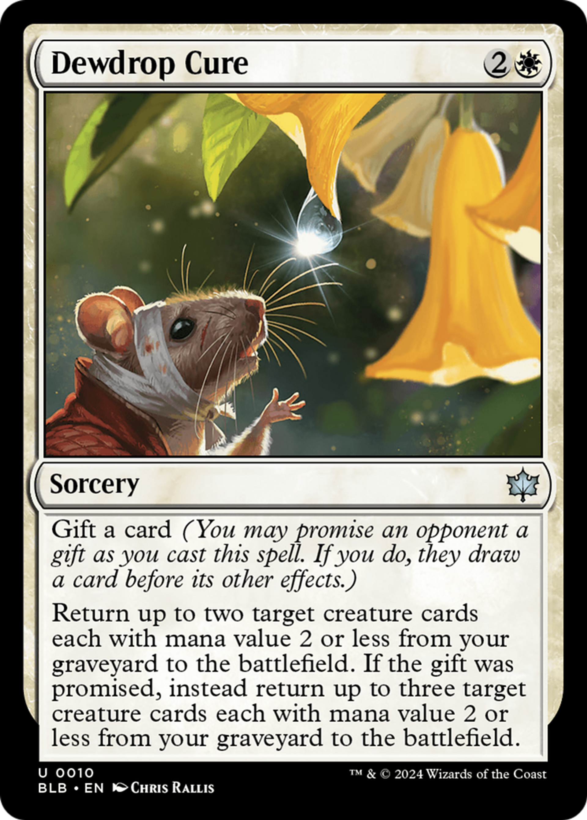 Dewdrop Cure — Bloomburrow — Magic: The Gathering
